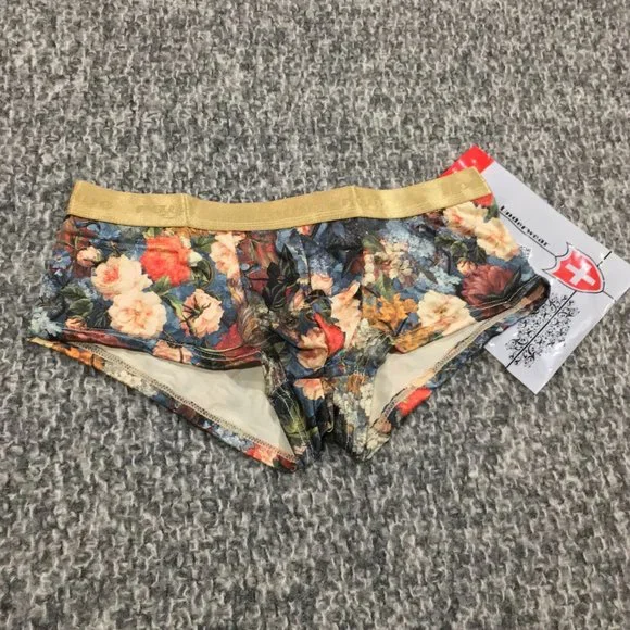 Silky Flower Boxer Briefs - Picture 4 of 6